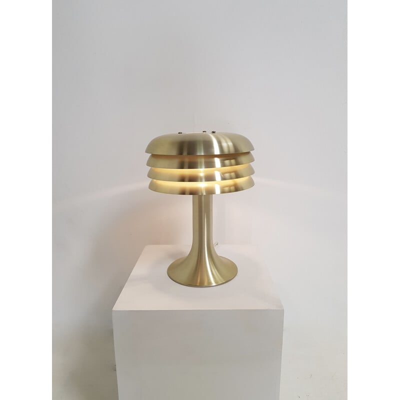 Lampe vintage de table en laiton HANS AGNE JAKOBSSON