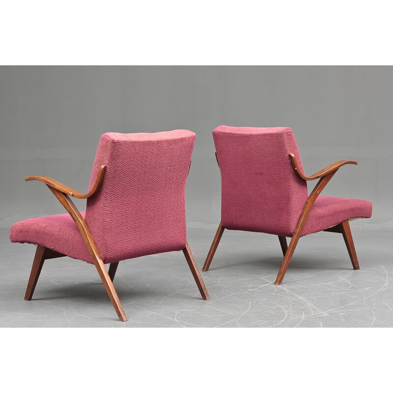 Paire de fauteuils Danois - années 50