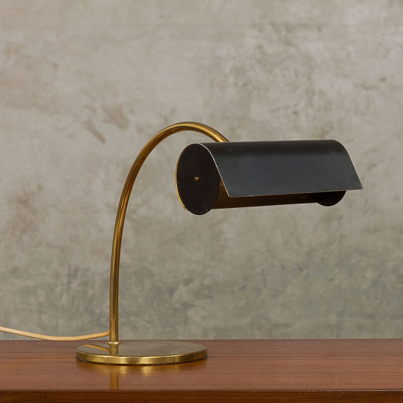 Vintage Italian banker's lamp from the 50s