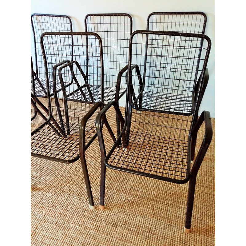 6 fauteuils vintage " Rio" de jardin par Emu,1960