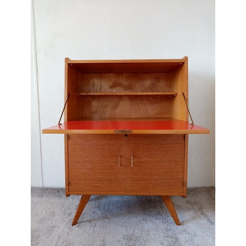 Vintage Oak Secretary 1950