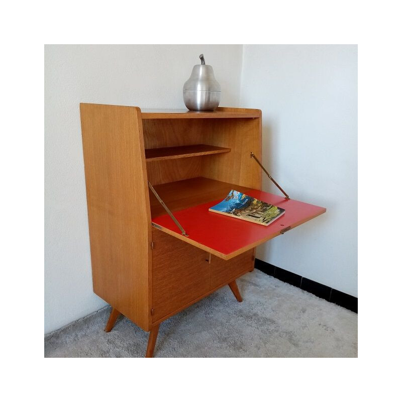 Vintage Oak Secretary 1950