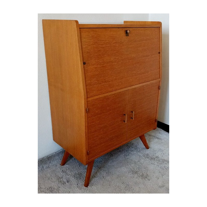 Vintage Oak Secretary 1950