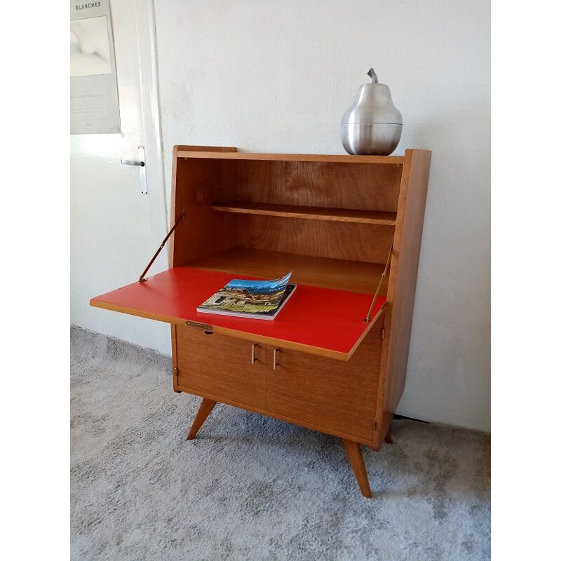 Vintage Oak Secretary 1950