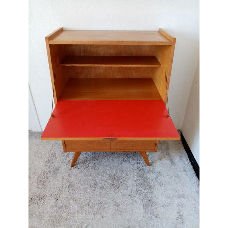 Vintage Oak Secretary 1950