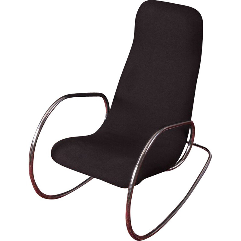 Vintage rocking chair by Ulrich Böhme for Thonet 1970s