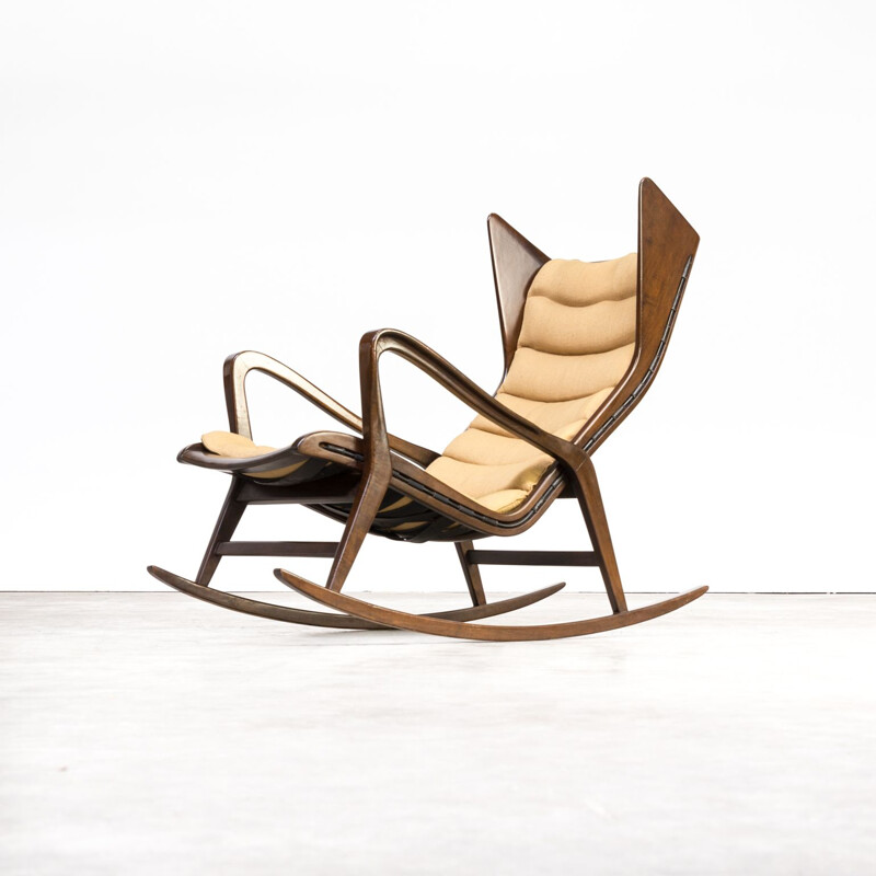 Vintage rocking chair by Gio Ponti for Cassina, model 572