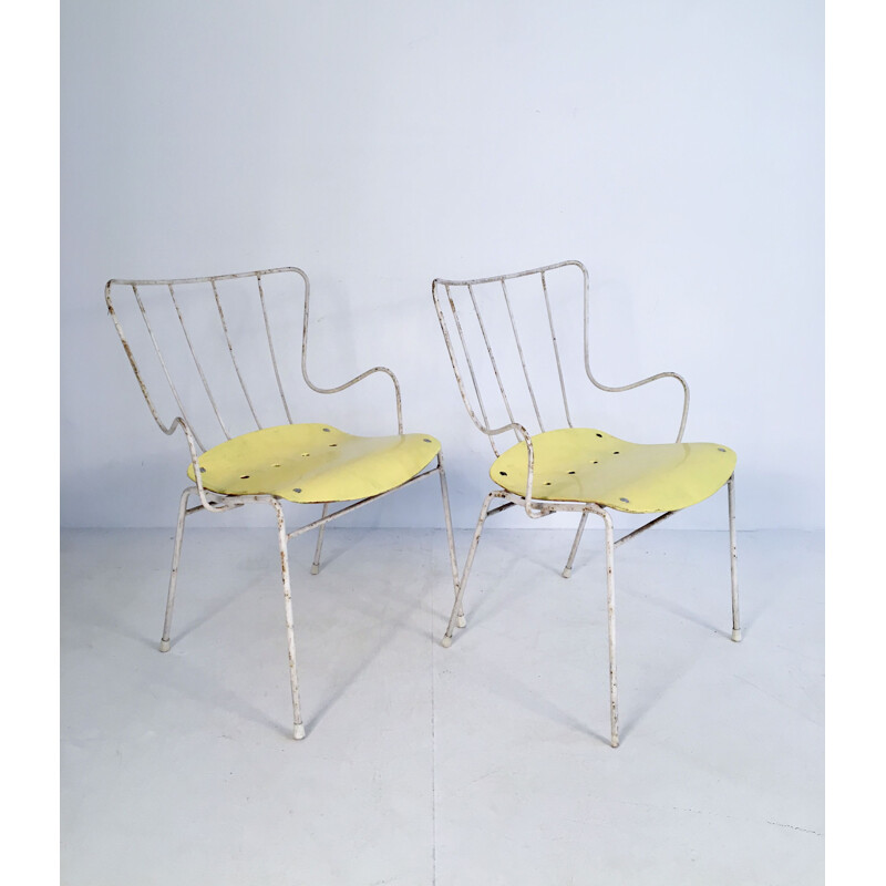 Pair of vintage Antelope chairs by Ernest Race