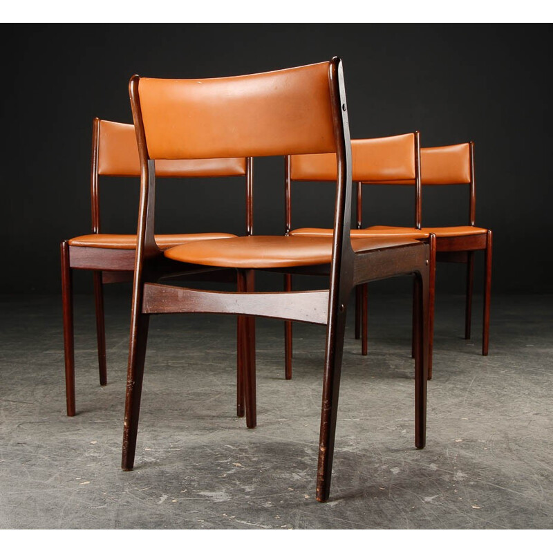 4 Scandinavian chairs - 1960s