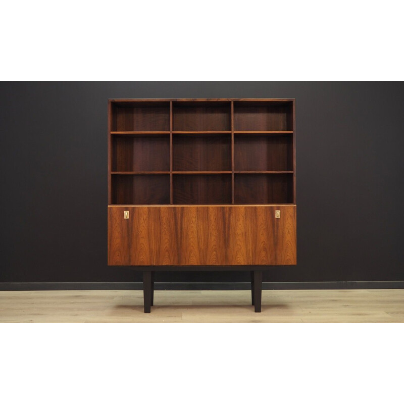 Vintage bookcase in rosewood by Peter Løvig Nielsen Denmark 60 70s