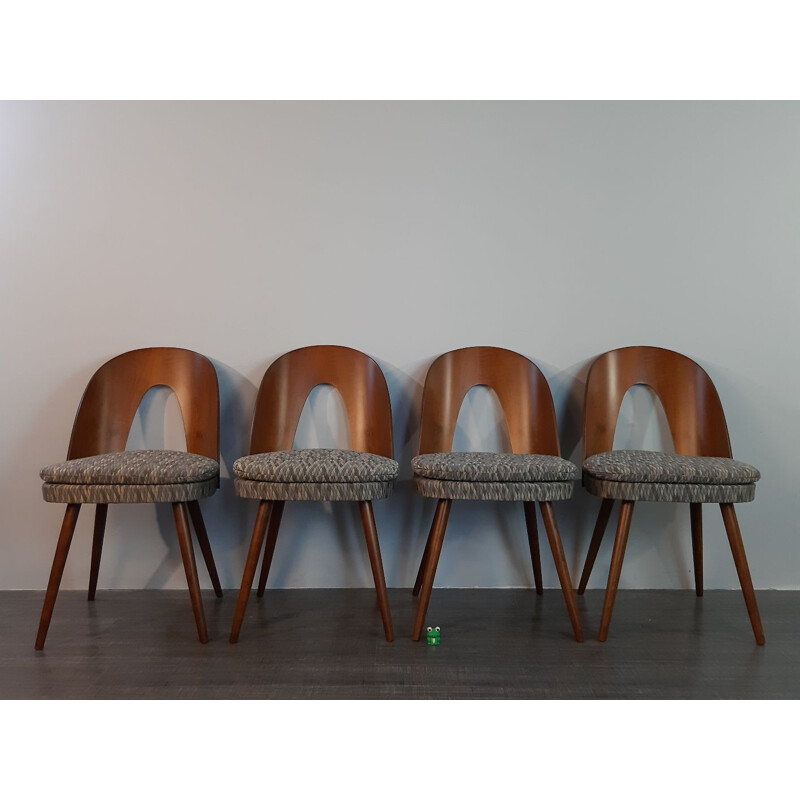 Set of 4 vintage dining chairs by Antonin Suman for MIER,Czechoslovakia,1960