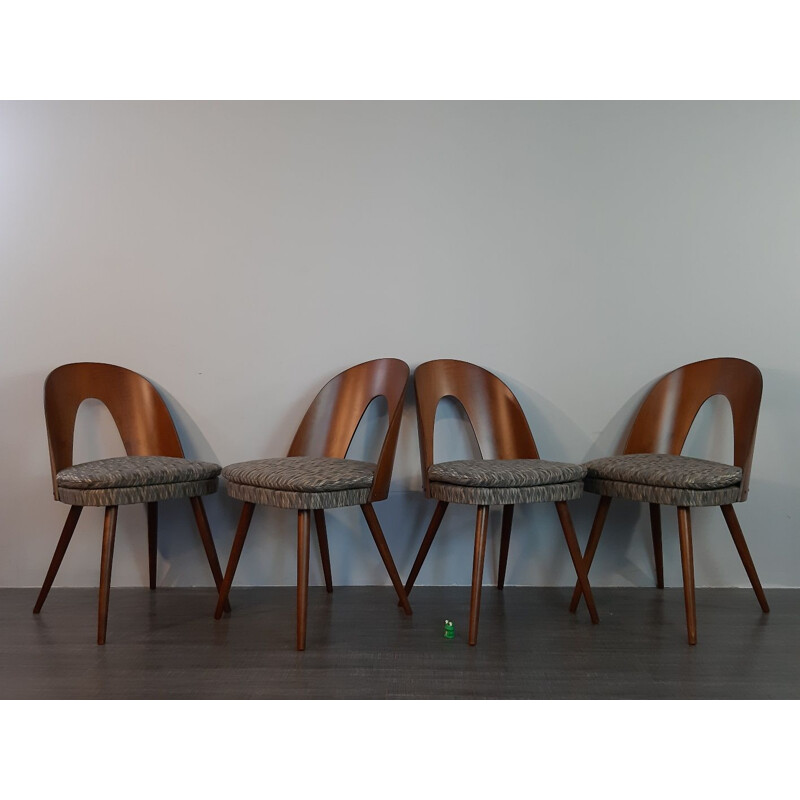 Set of 4 vintage dining chairs by Antonin Suman for MIER,Czechoslovakia,1960