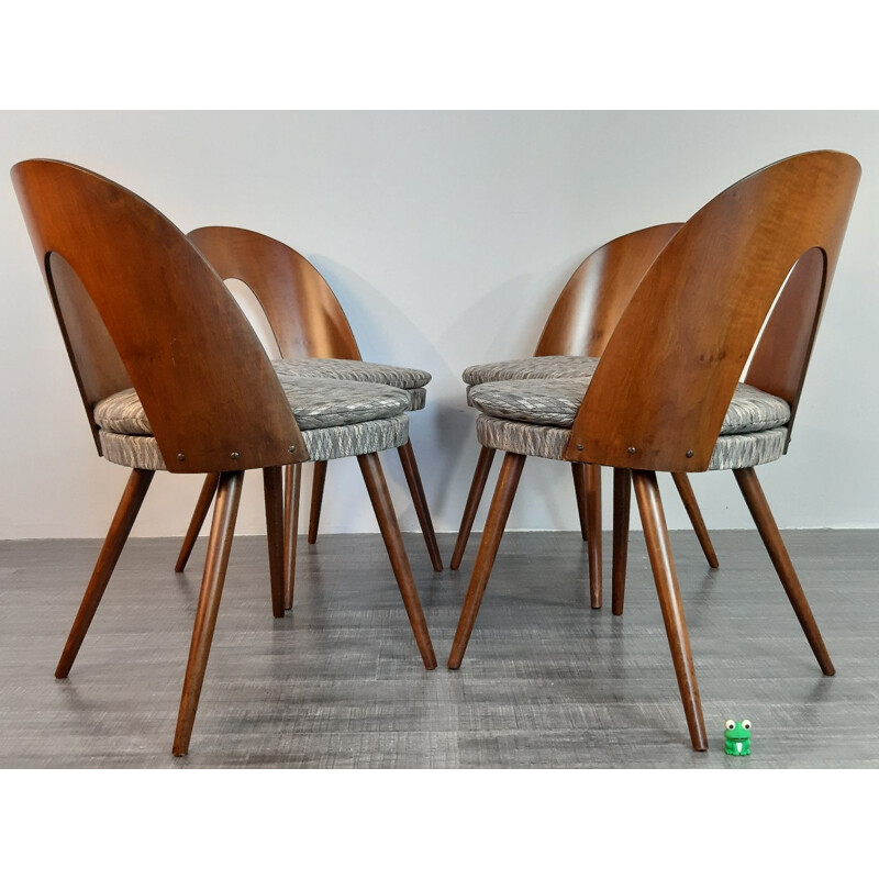 Set of 4 vintage dining chairs by Antonin Suman for MIER,Czechoslovakia,1960