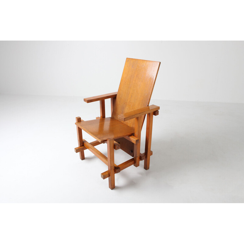 2 fauteuils modernistes vintage par Gerrit Rietveld, 1918