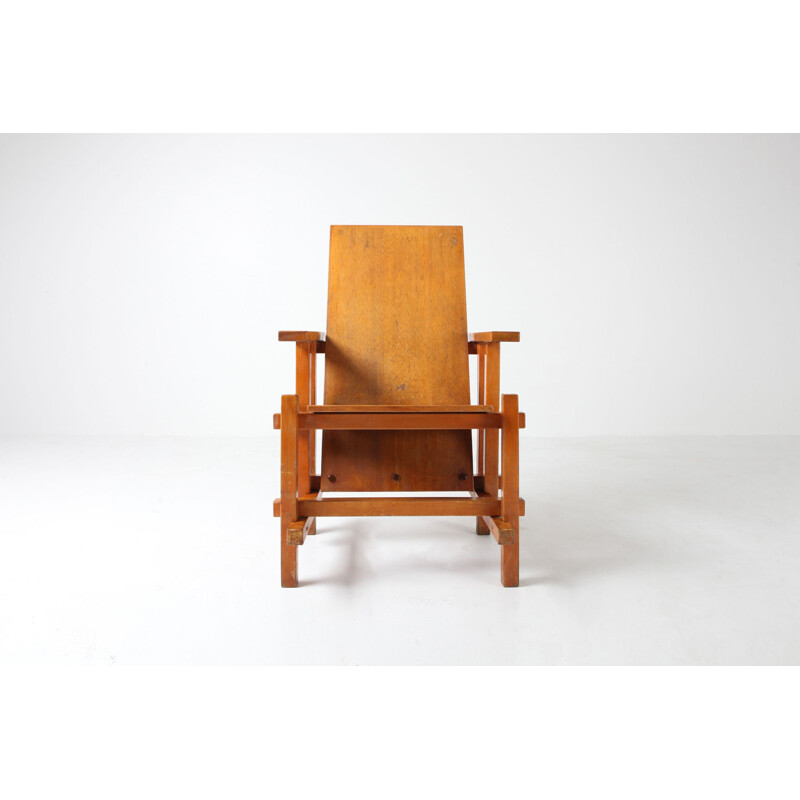 2 fauteuils modernistes vintage par Gerrit Rietveld, 1918