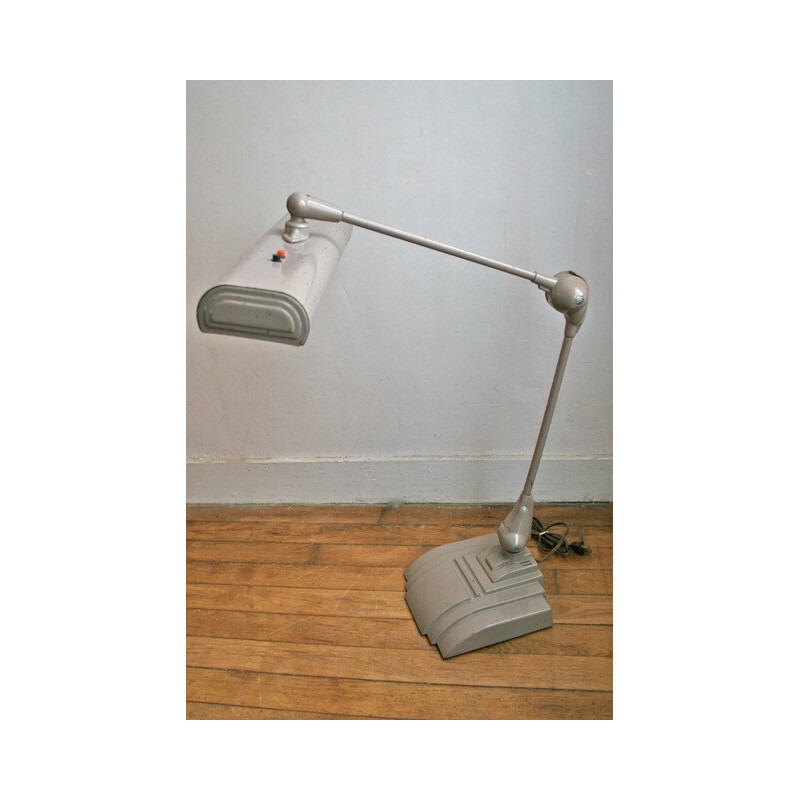 Lampe vintage Flexo Art Specialty Company en métal - 1950