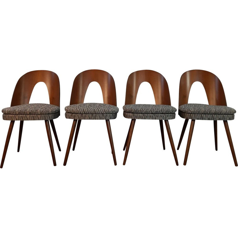 Set of 4 vintage dining chairs by Antonin Suman for MIER,Czechoslovakia,1960