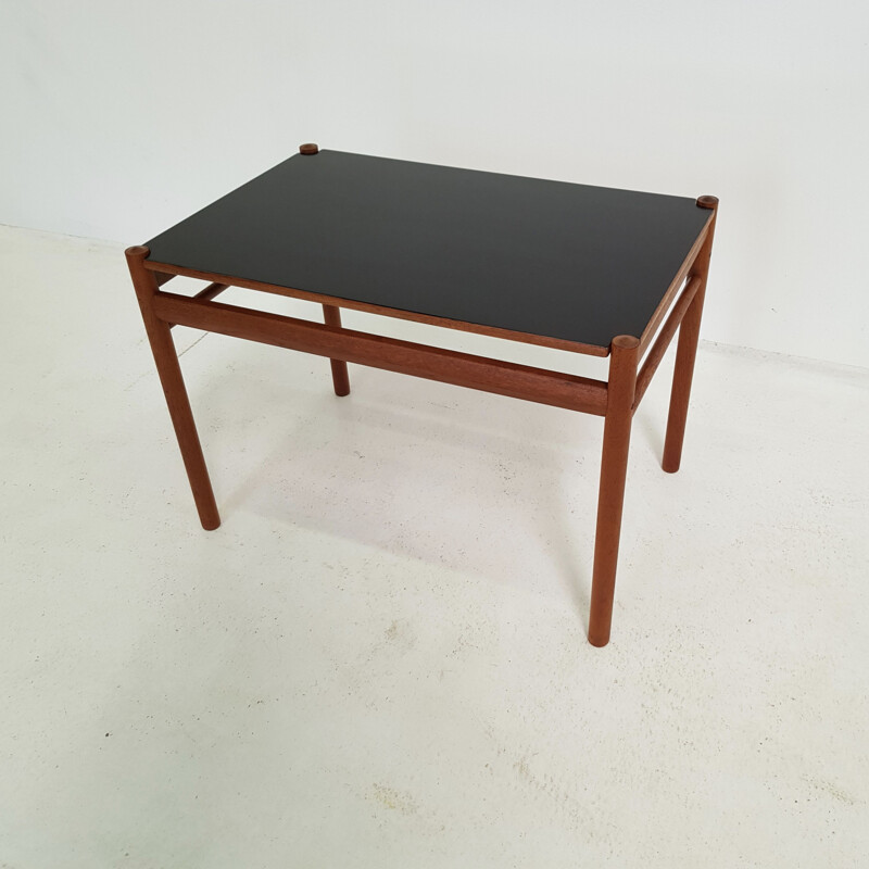 Vintage teak coffee table by Ole WANSCHER for Jeppesen 1960