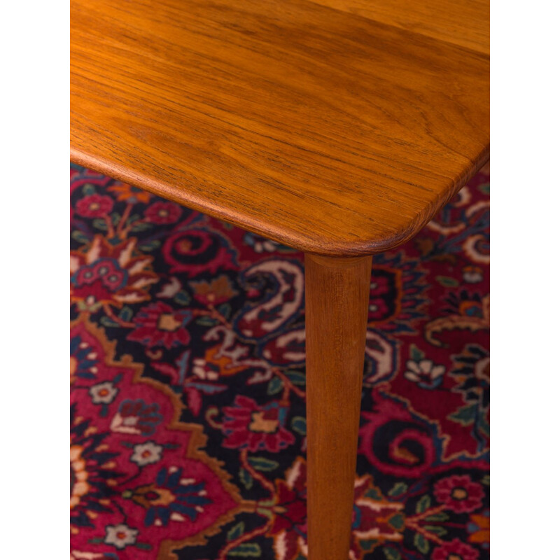 Vintage teak coffee table by Gustav Bahus 1960s