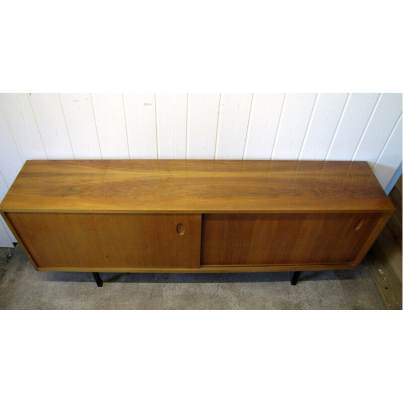 Vintage german sideboard for WK in wood and metal 1960s