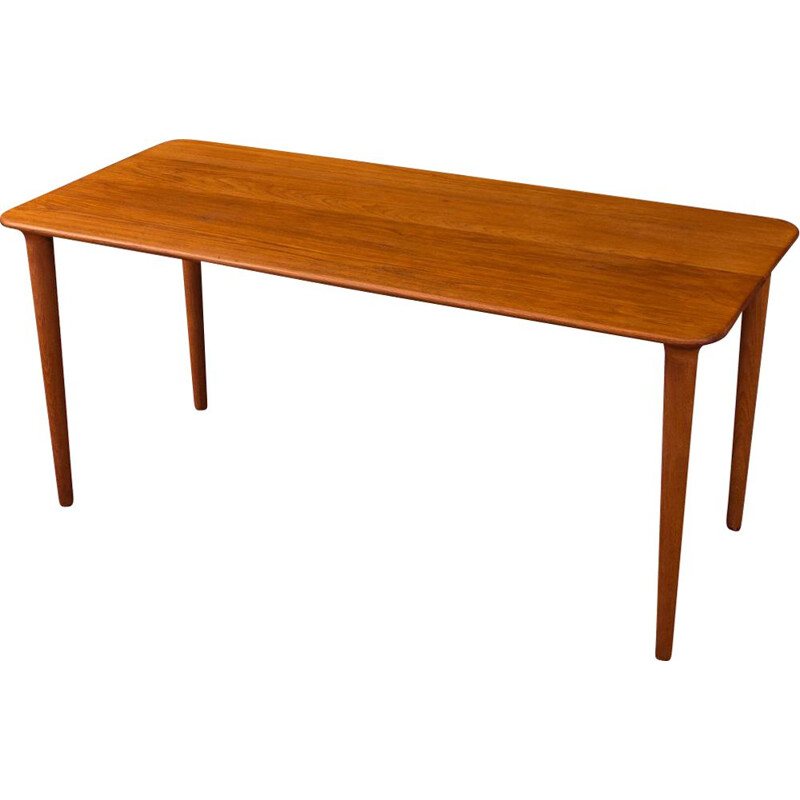 Vintage teak coffee table by Gustav Bahus 1960s