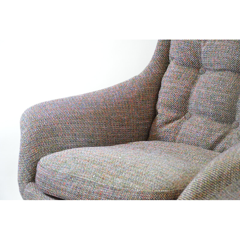 Vintage armchair flecked 1970s