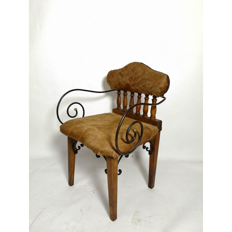 Vintage-Sessel aus Leder, 1970