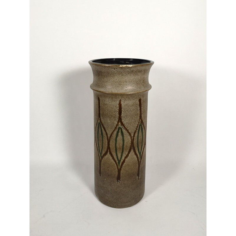 Vaso in vetro ceramico vintage, 1970
