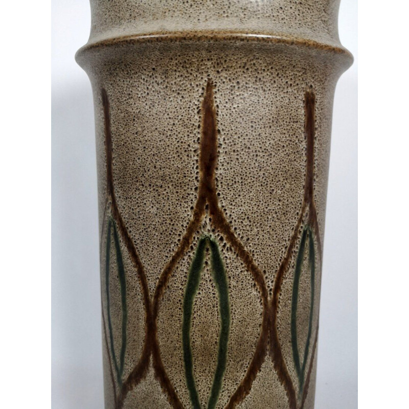 Vintage ceramic glass vase, 1970