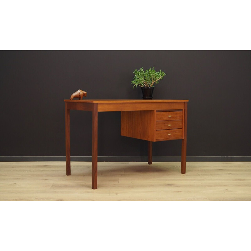 Vintage Danish desk in teak