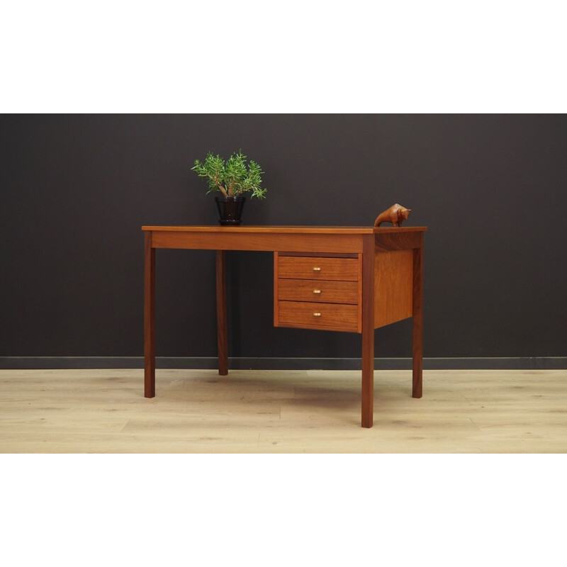 Vintage Danish desk in teak