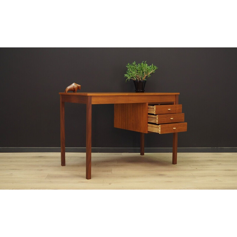 Vintage Danish desk in teak