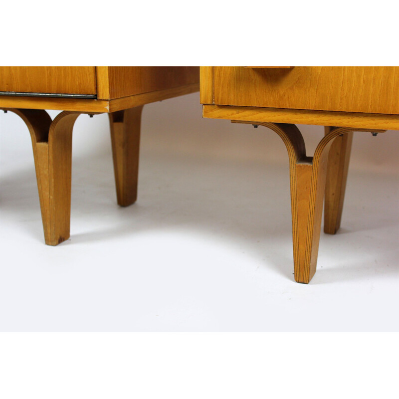 2 tables de chevet vintage par Novy,1970