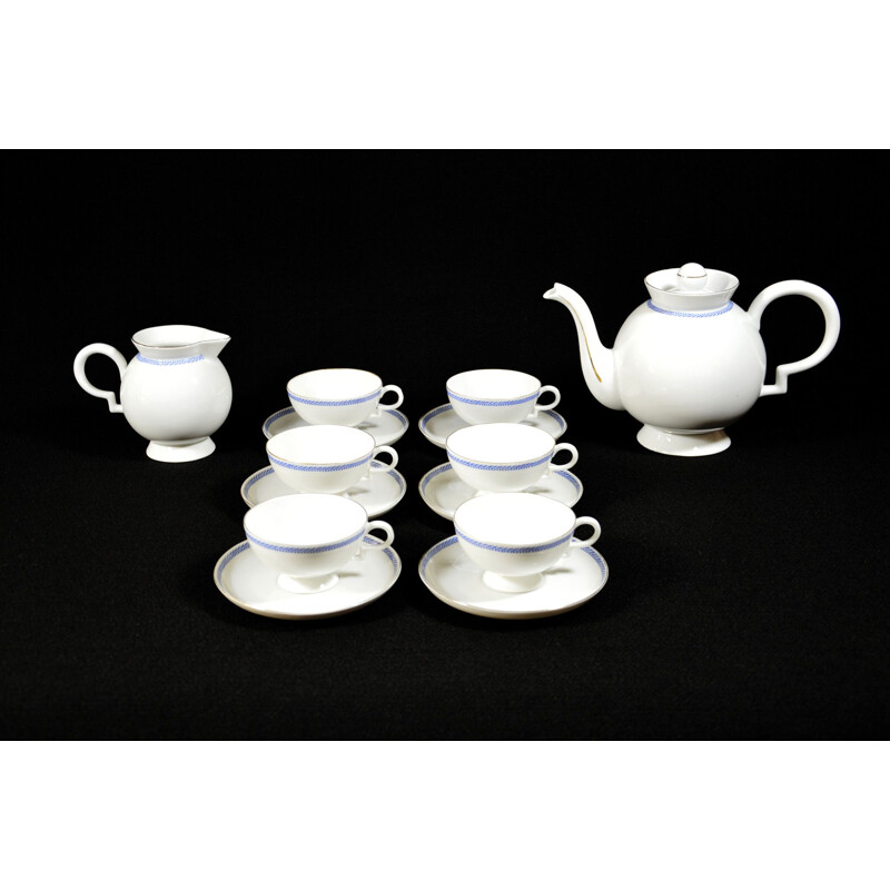Service de thé vintage en porcelaine par Gio Ponti pour Richard Ginori,1930