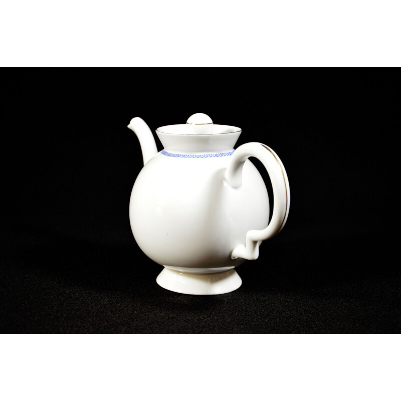 Vintage porcelain tea set by Gio Ponti for Richard Ginori,1930