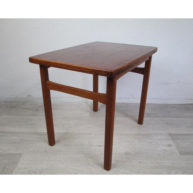 Table d'appoint vintage en teck 1960 