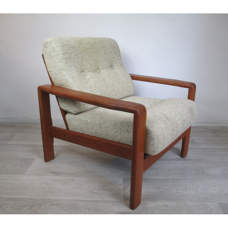 Vintage teak armchair 1960