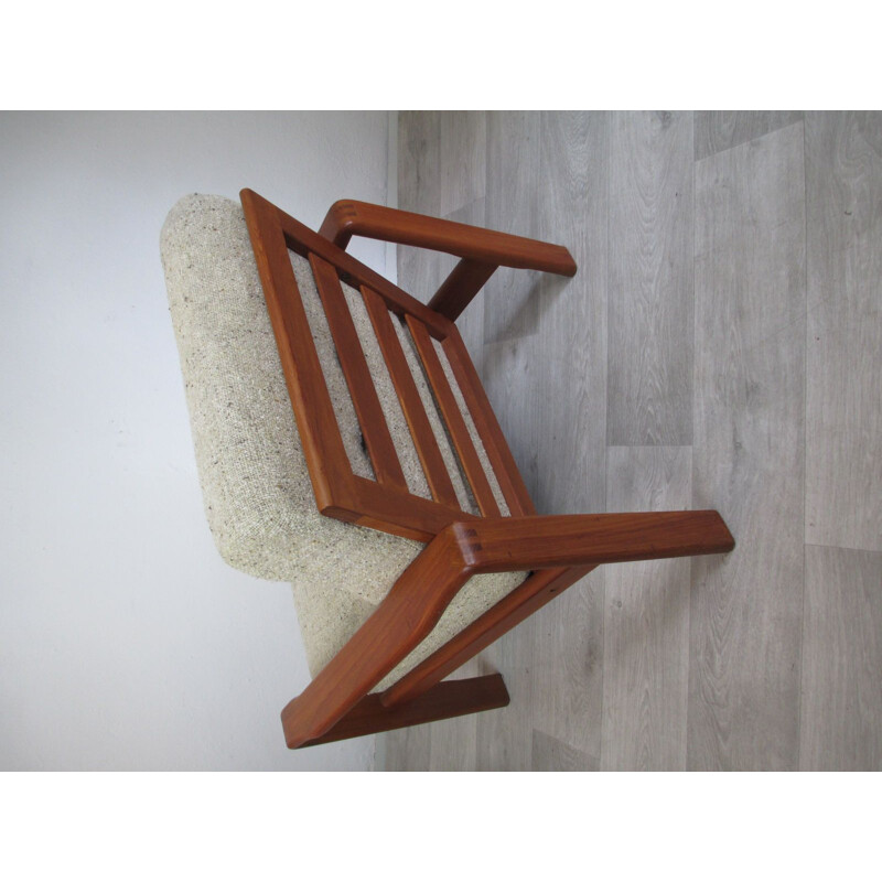 Vintage teak armchair 1960