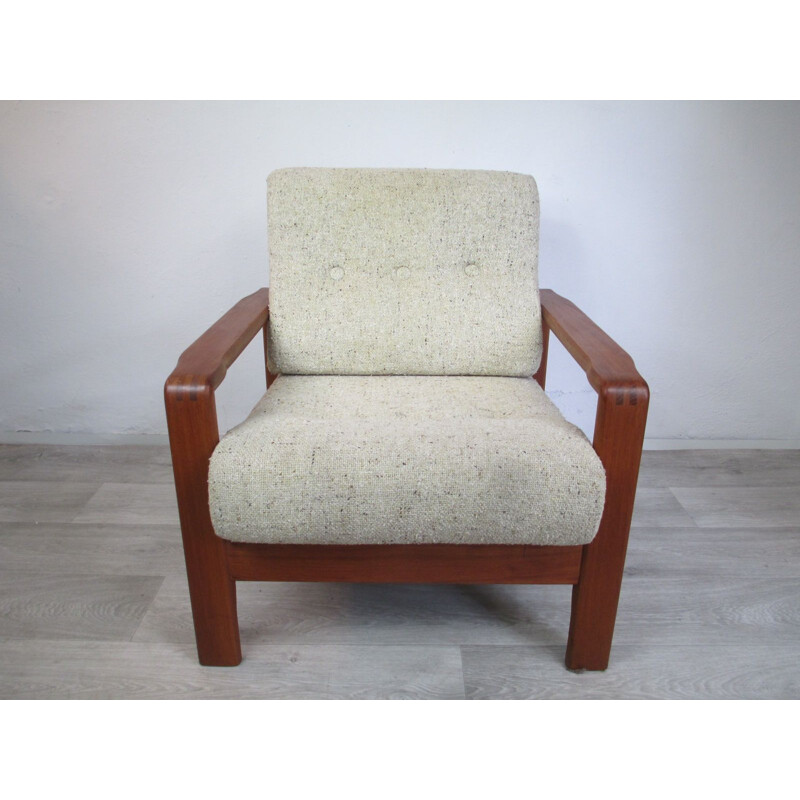 Vintage teak armchair 1960