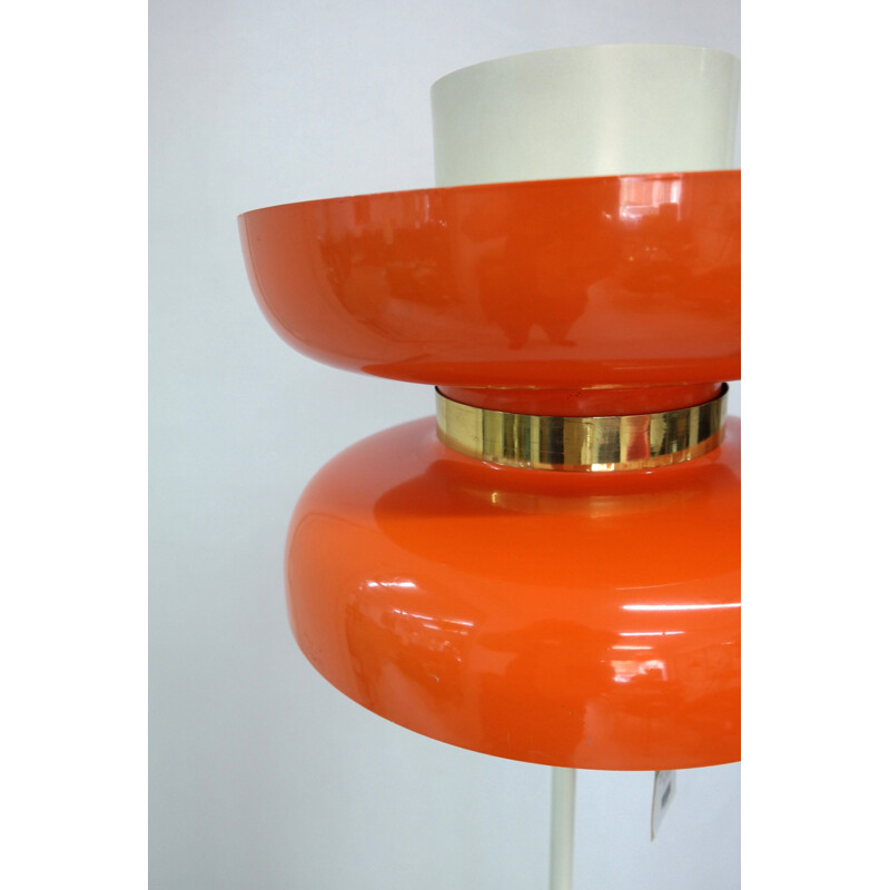 Vintage floor lamp orange 1960s