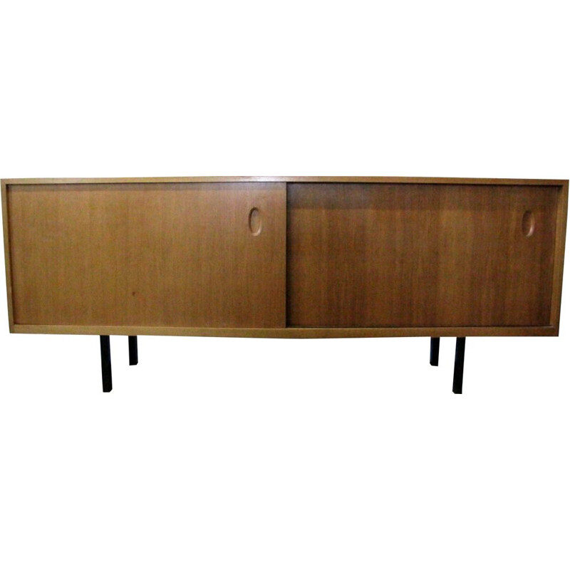 Vintage german sideboard for WK in wood and metal 1960s