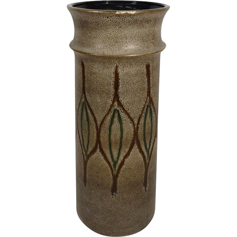 Vintage ceramic glass vase, 1970