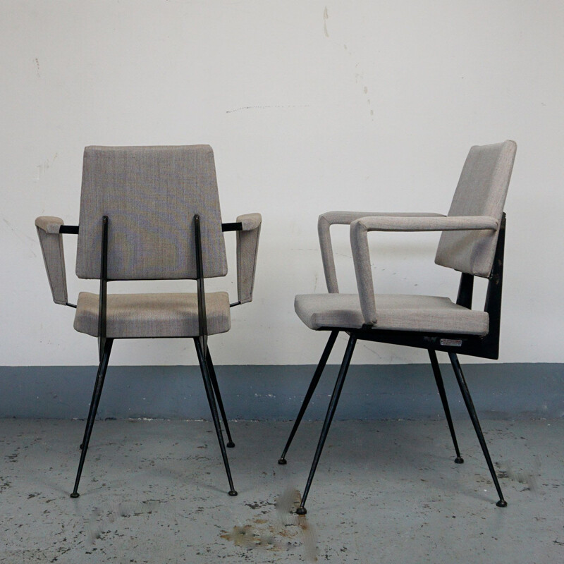 4 Italian velca vintage chairs from the 50s  