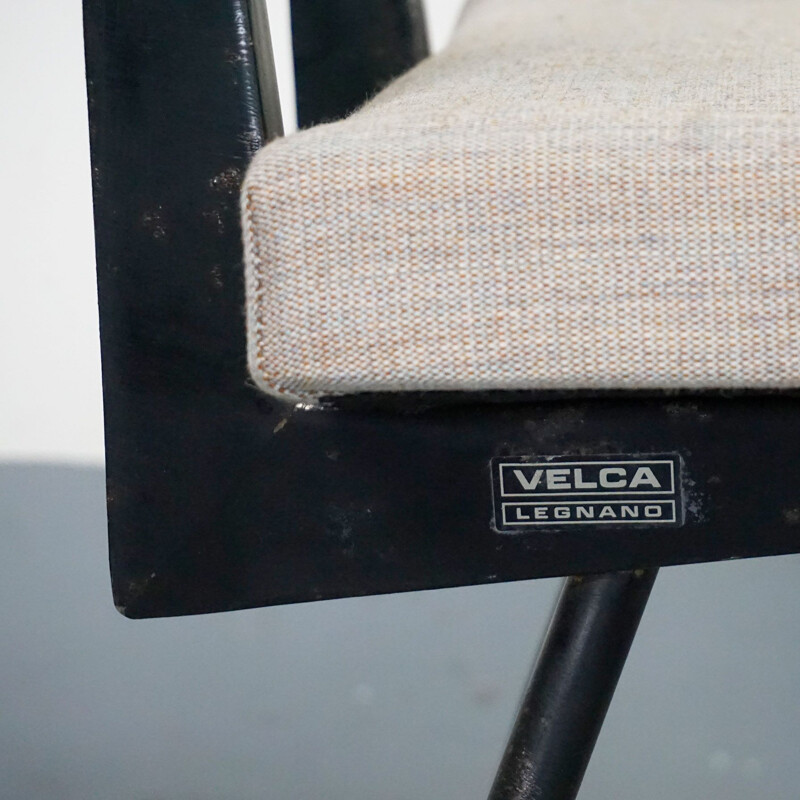 4 chaises vintage Velca Italien des années 50