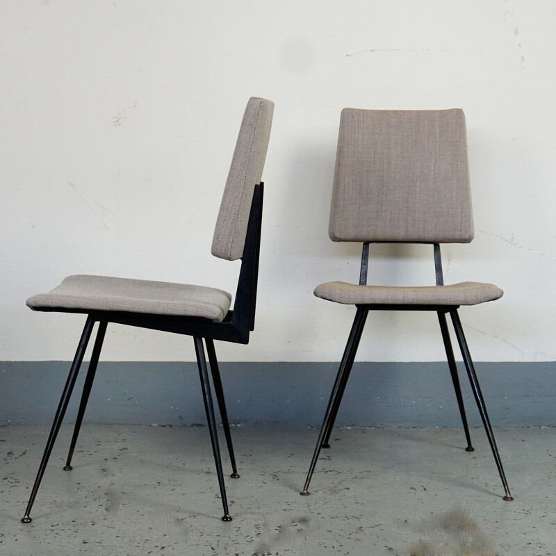4 Italian velca vintage chairs from the 50s  