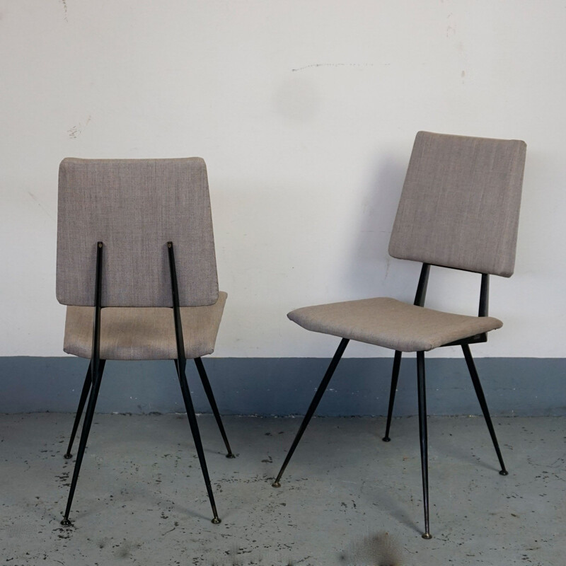 4 Italian velca vintage chairs from the 50s  