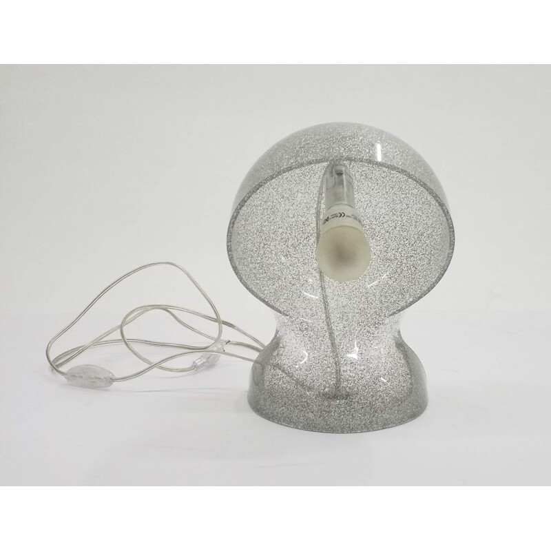 Vintage desk lamp for Artemide in silvered plastic 1990s