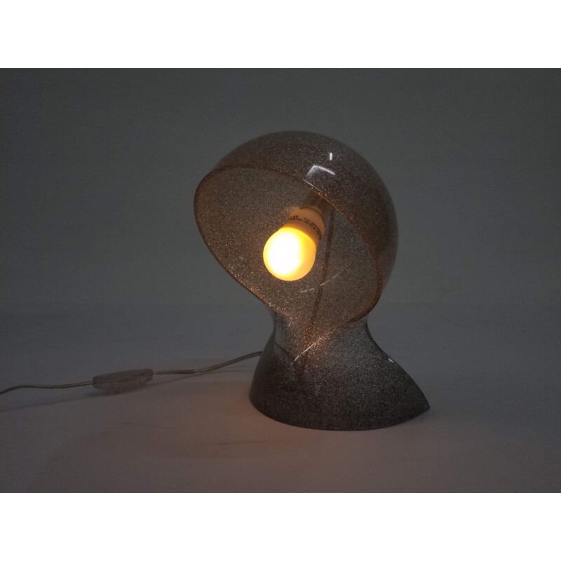 Vintage desk lamp for Artemide in silvered plastic 1990s