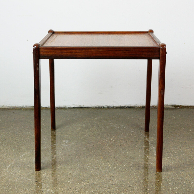 Vintage scandinavian side table for BRDR Furbo in rosewood 1960s