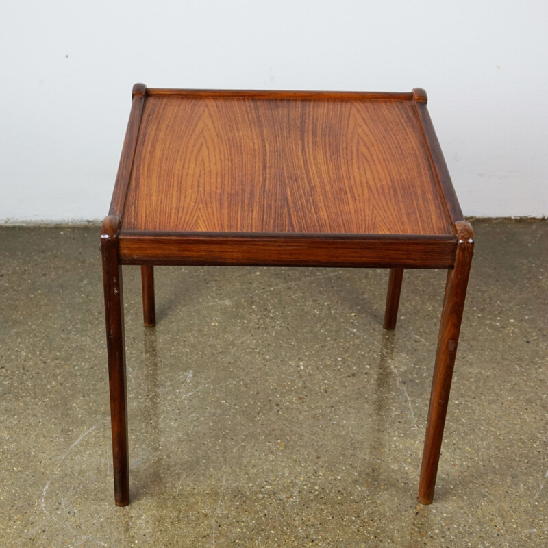 Vintage scandinavian side table for BRDR Furbo in rosewood 1960s